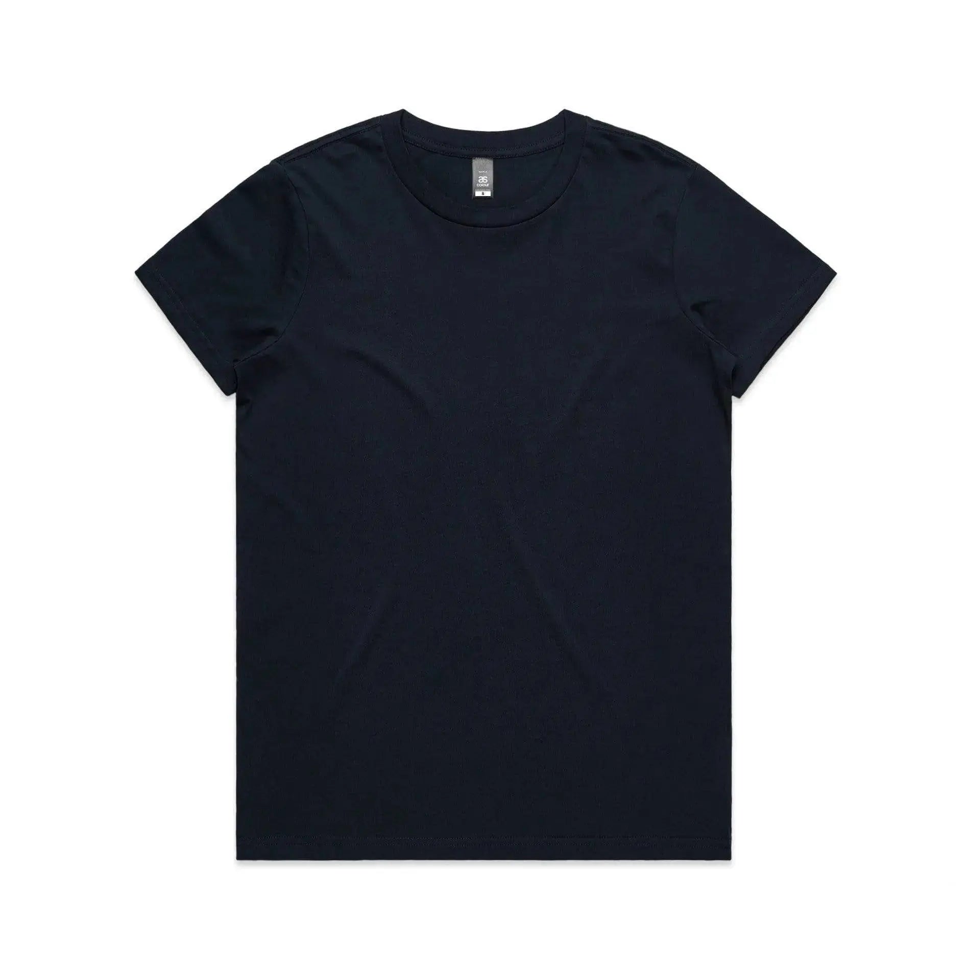 As Colour Women's maple tee 4001 Casual Wear As Colour NAVY XSM